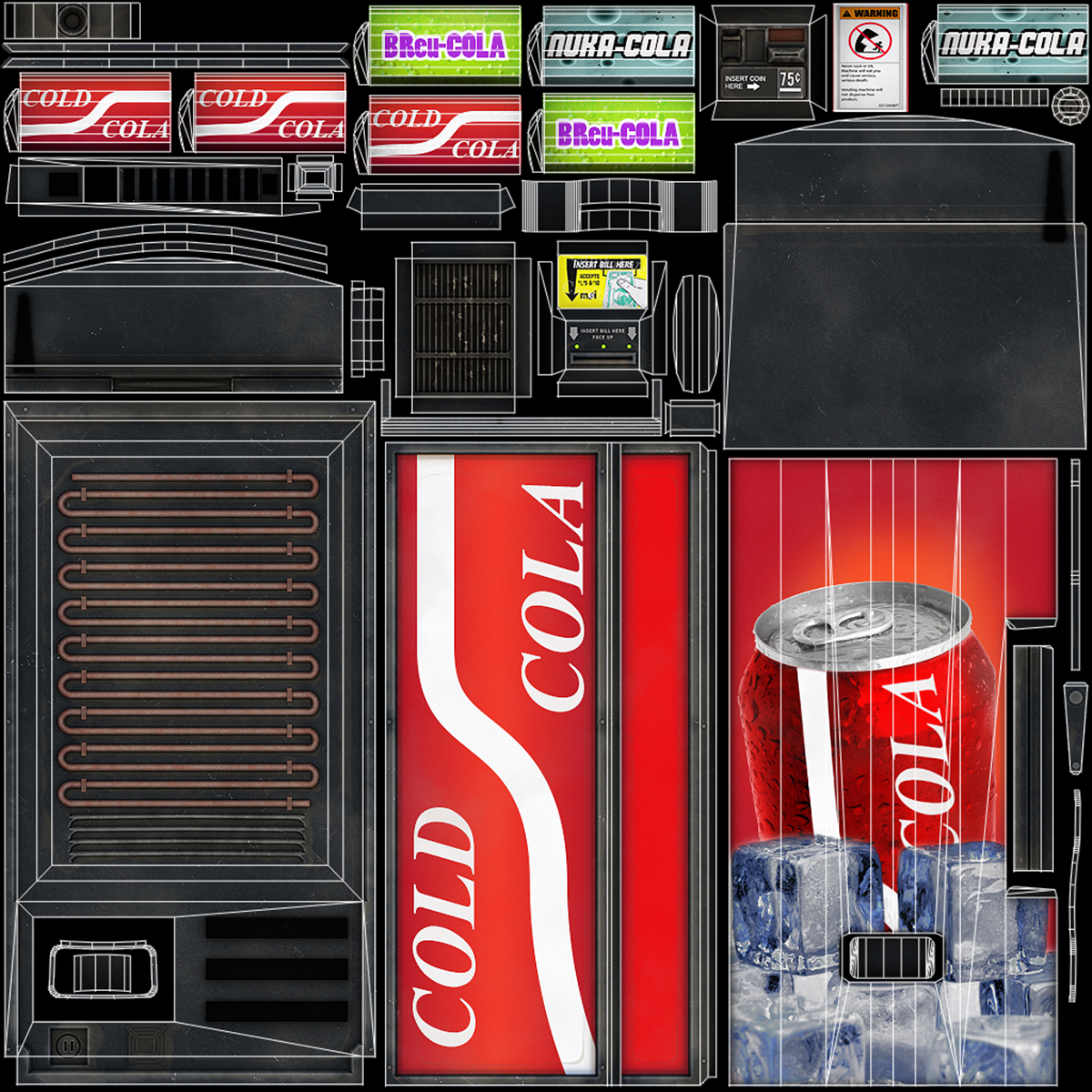 soda vending machine x