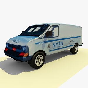 police van 3d model