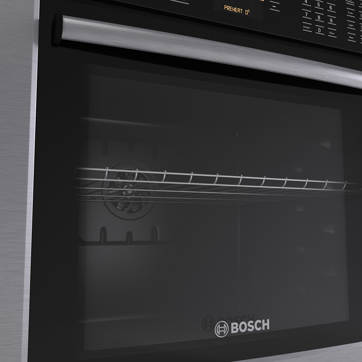 Modelo 3d Horno De Doble Pared Bosch HBL8750UC - TurboSquid 822925