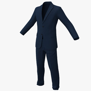 3d model suit 3