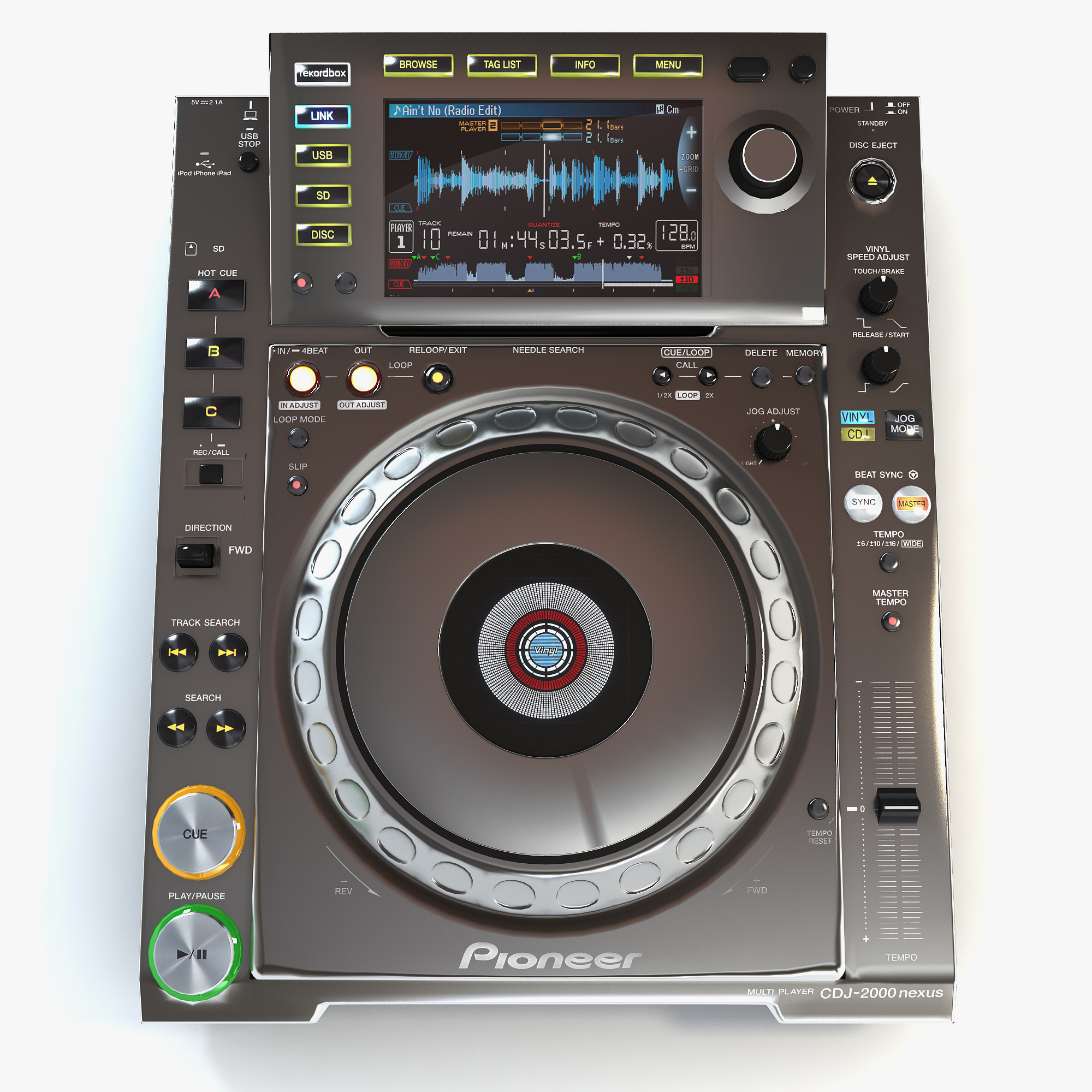 3d pioneer cdj2000 nexus platinum