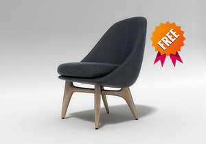 armchair chair 3ds free