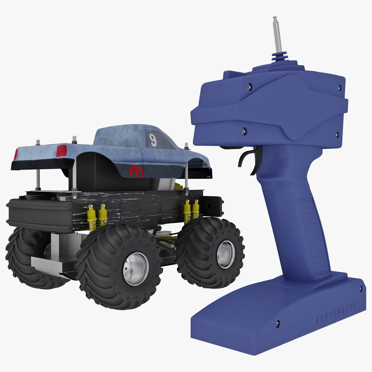 3d model remote control car set