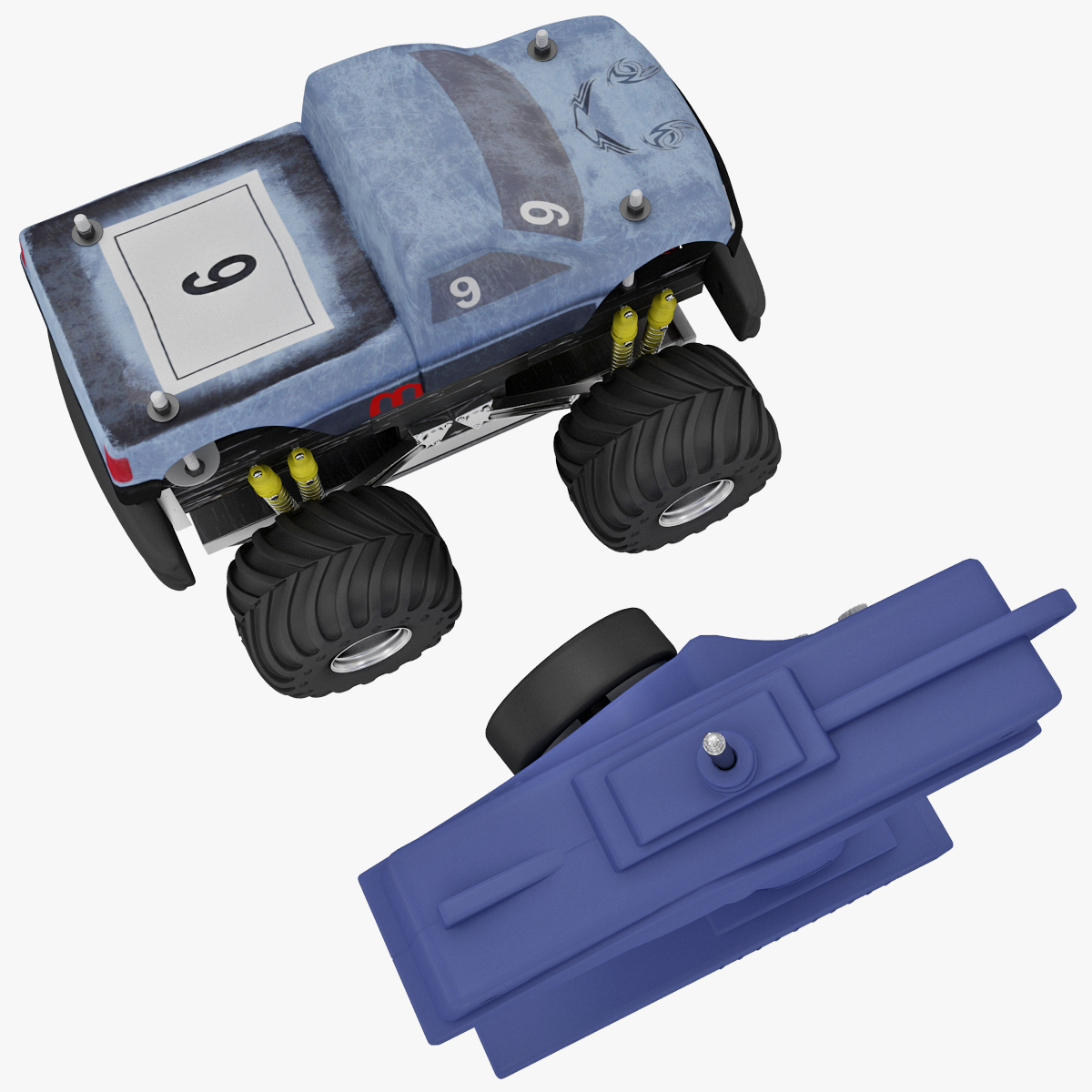 3d model remote control car set