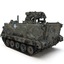 3d model of army armored vehicle m901