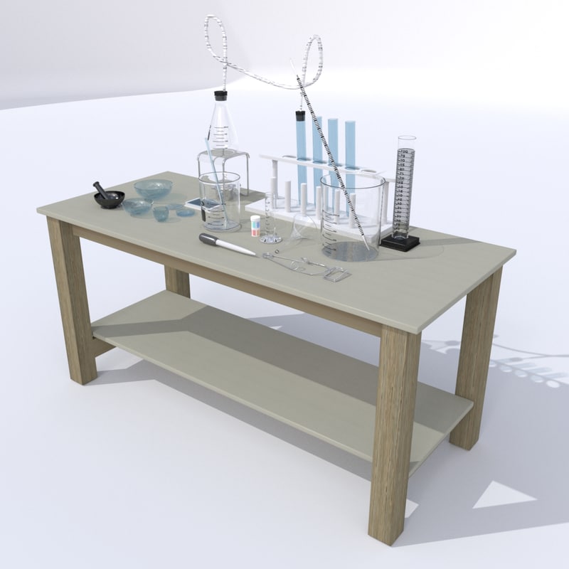 chemistry lab table 3ds