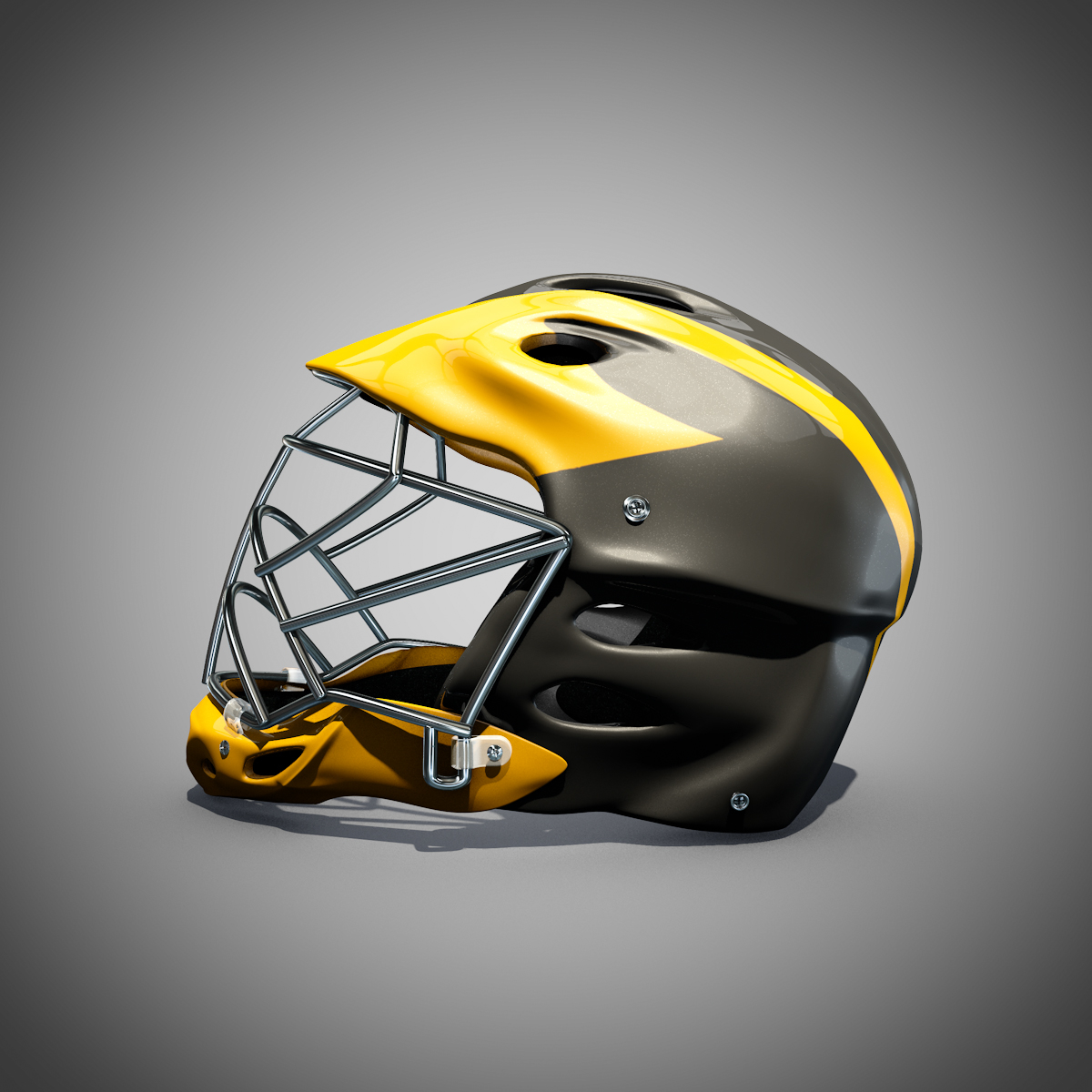 lacrosse helmet 3d model