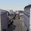 3d european city building street model