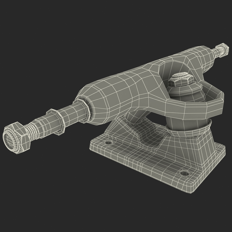 skateboard truck 3d model