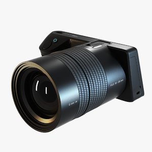 lytro illum digital camera 3d model