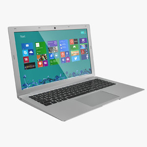 of silver laptop 15 6