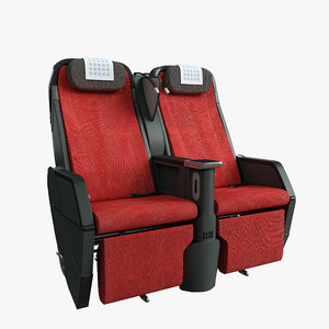3d model jal seat premium