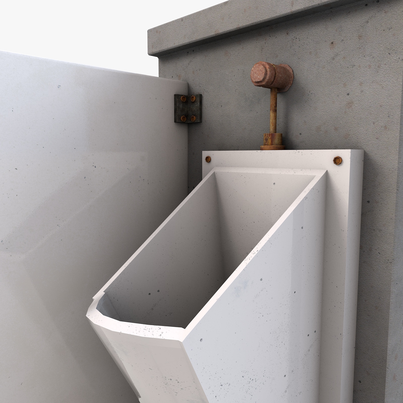urinal plumbing fixture c4d