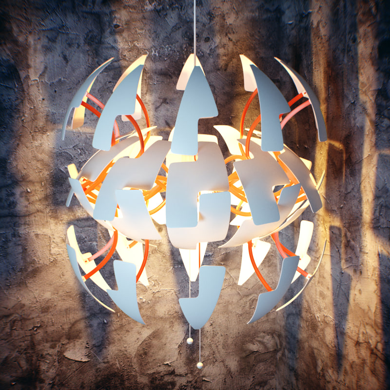 3d model ikea ps 2014 pendant lamp