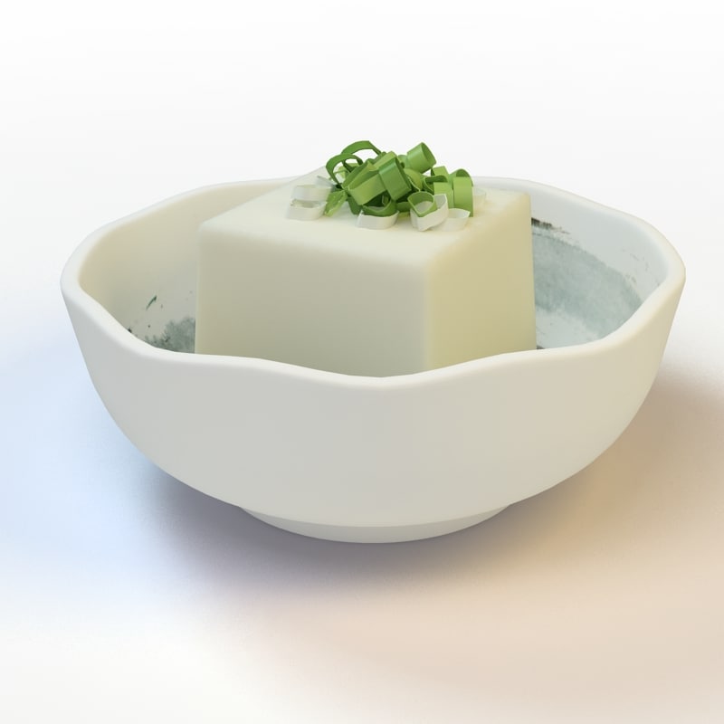 28豆腐和洋葱3d模型