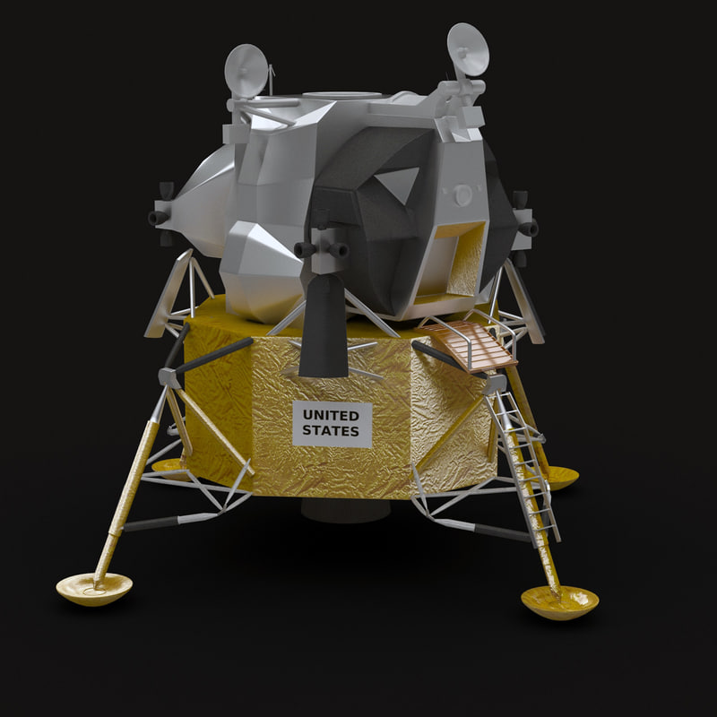 apollo lunar module 3d model