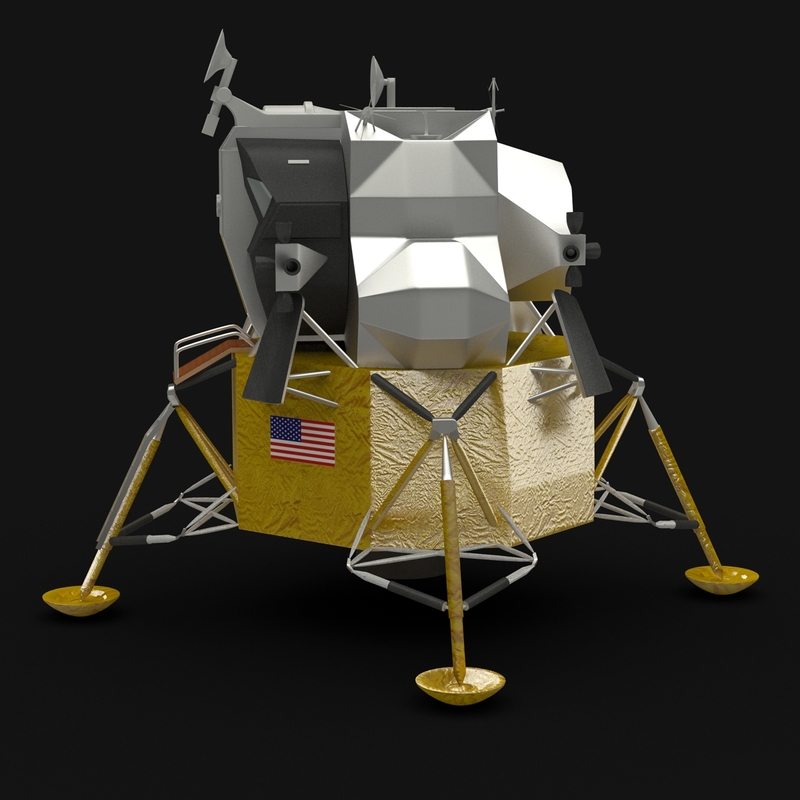 apollo lunar module 3d model