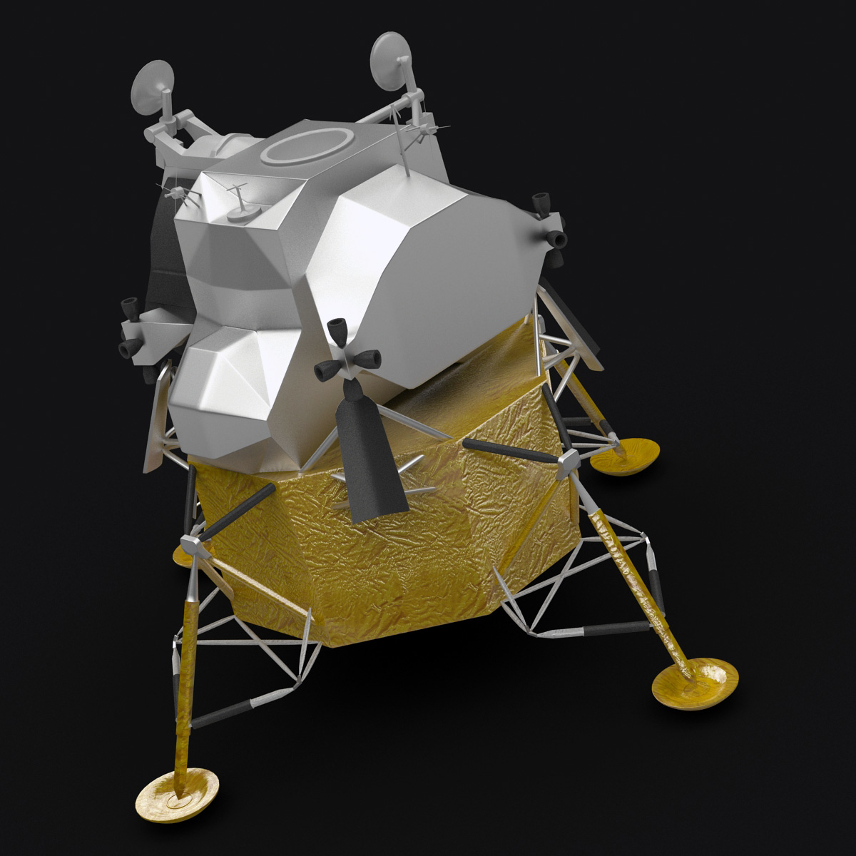 apollo lunar module 3d model