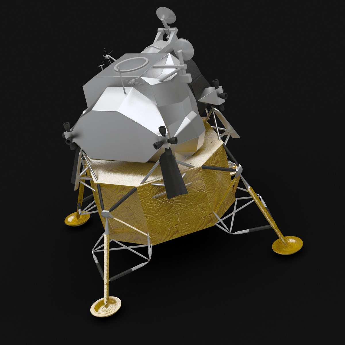 apollo lunar module 3d model