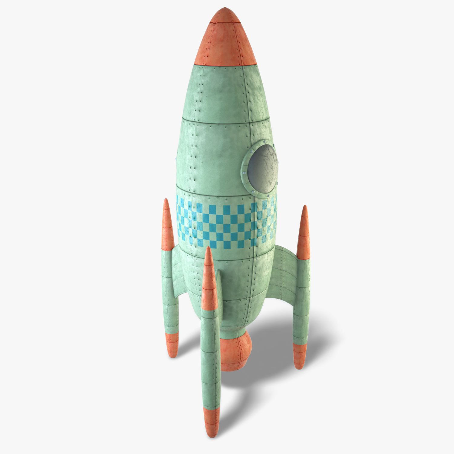 3d model retro rocket pack