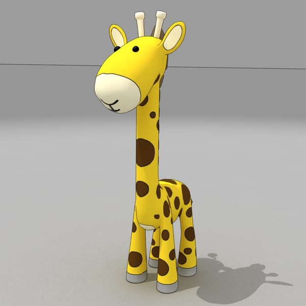 Download 3d Giraffe Cartoon Baby Model