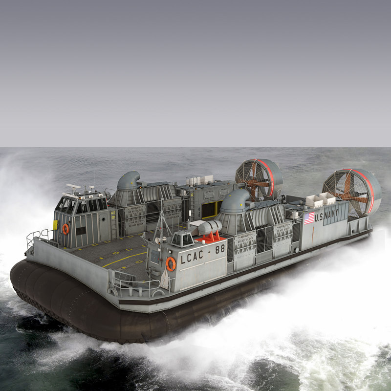 3d model navy lcac