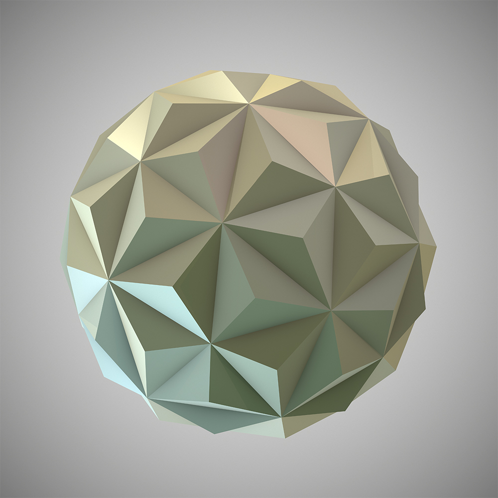 obj abstract soccer ball
