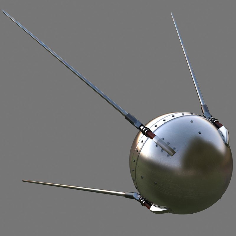 3d Sputnik 1 Model