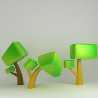 lego tree 3d model