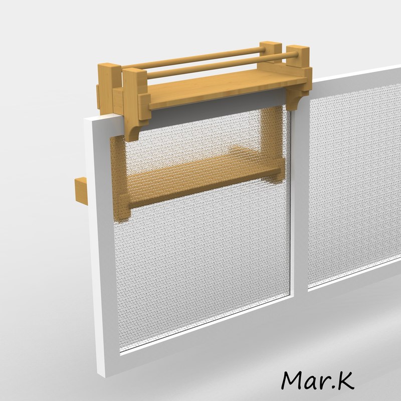 3d Model Hanging Balcony Table