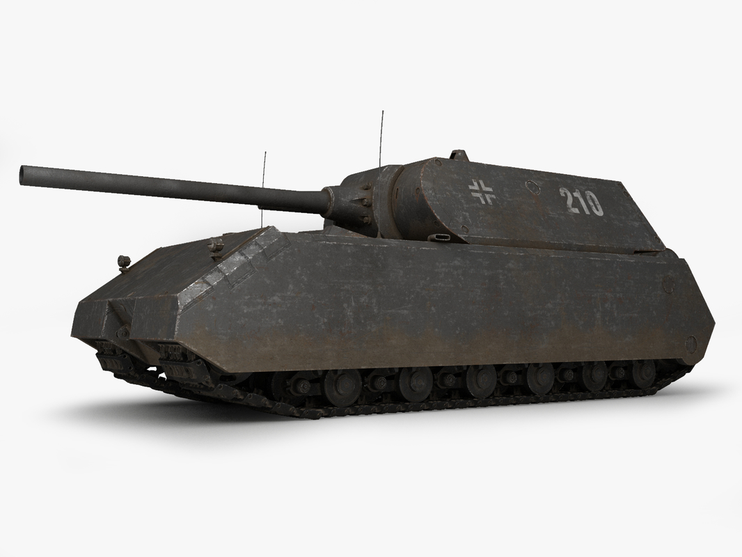 3d maus german tank model