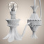 classic chandelier lights 3d max
