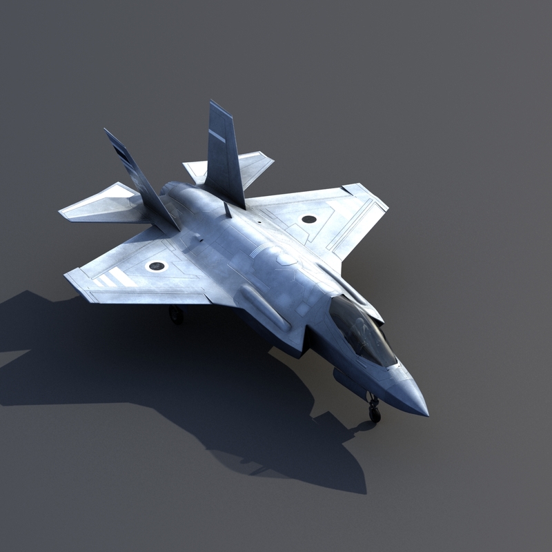 3d Model F-35 Ii Jet Fighter