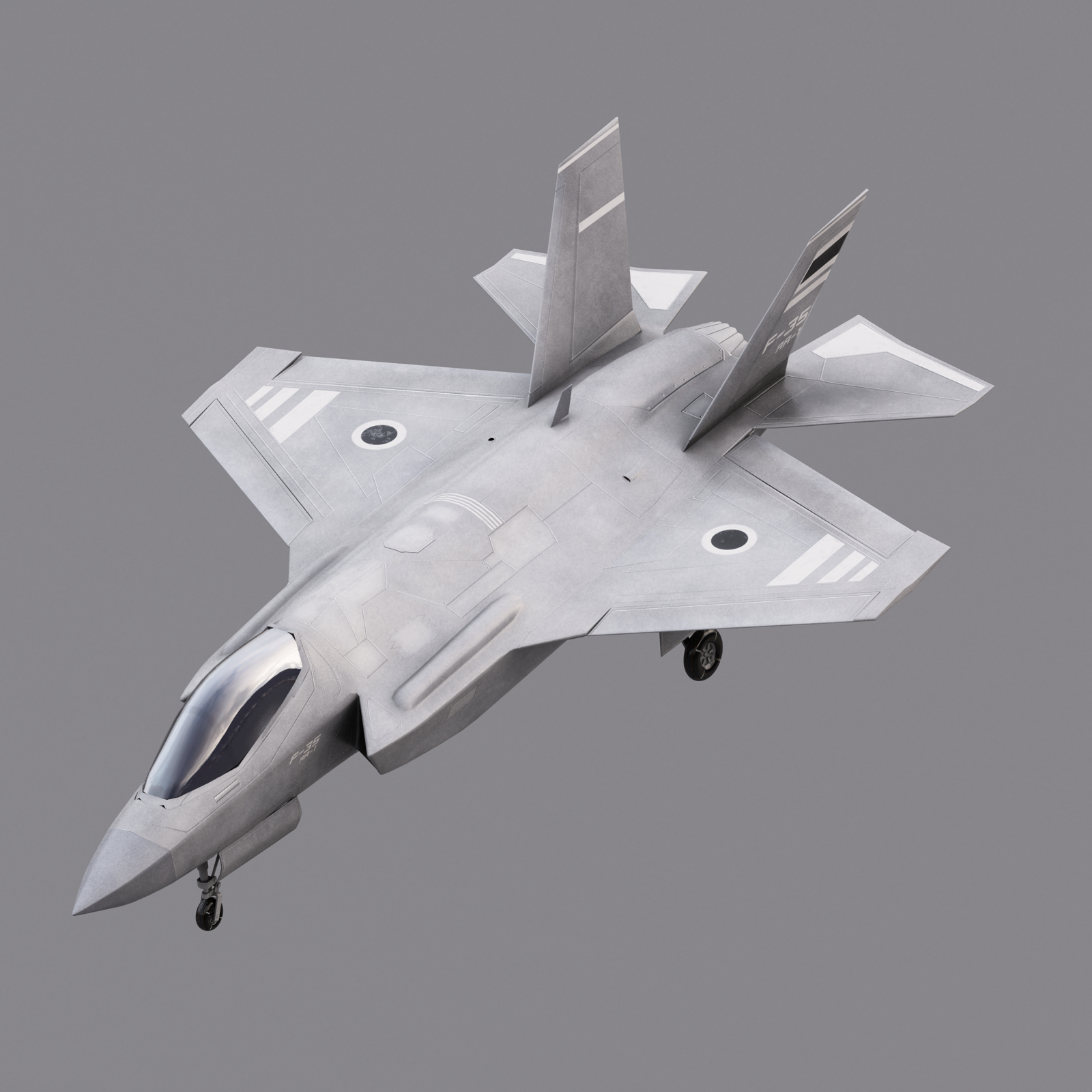 3d model f-35 ii jet fighter