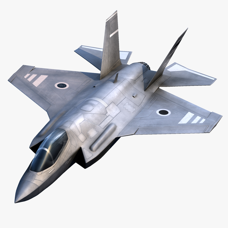 3d Model F-35 Ii Jet Fighter