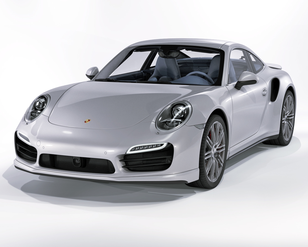 porsche 911 turbo 2014 3d model