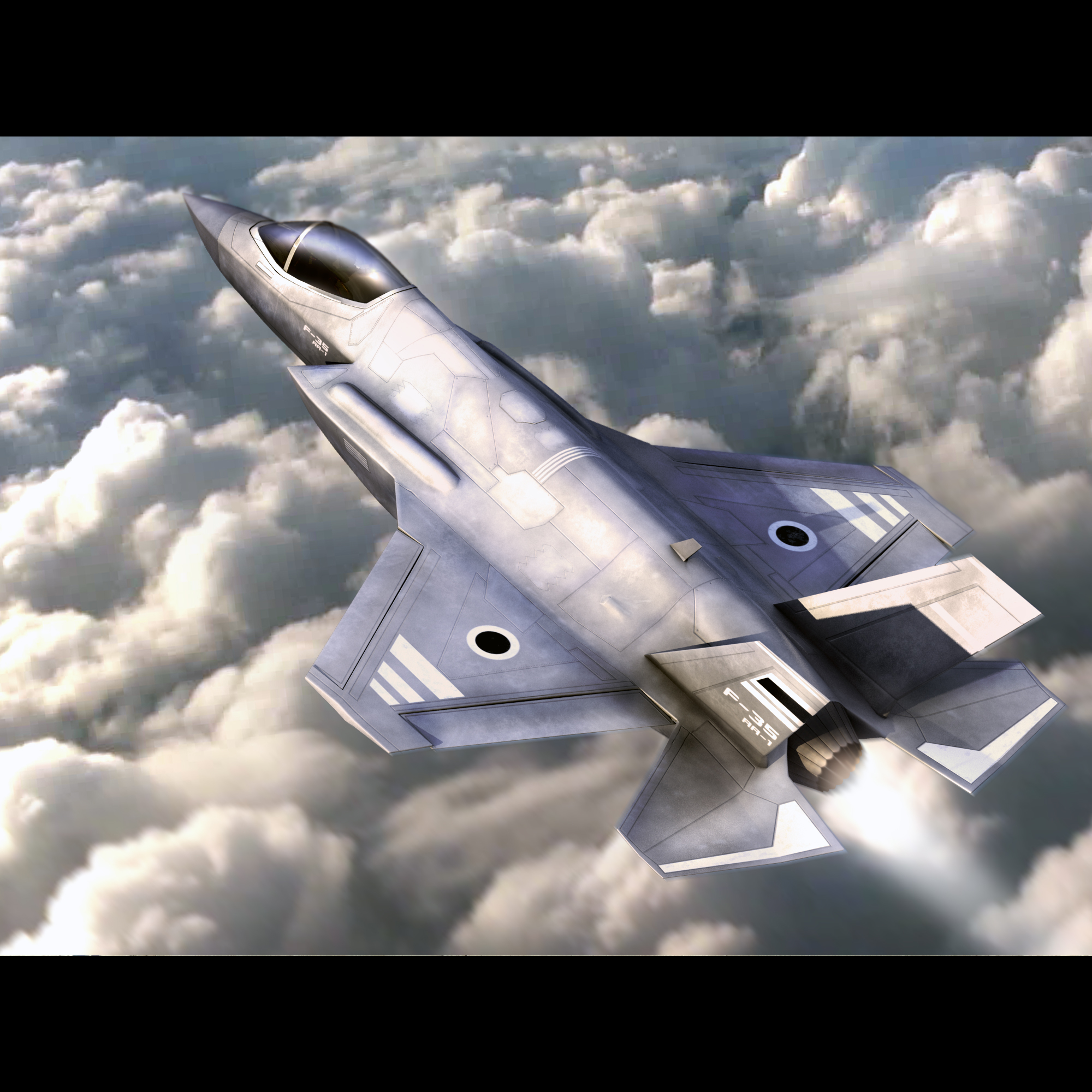 3d Model F-35 Ii Jet Fighter