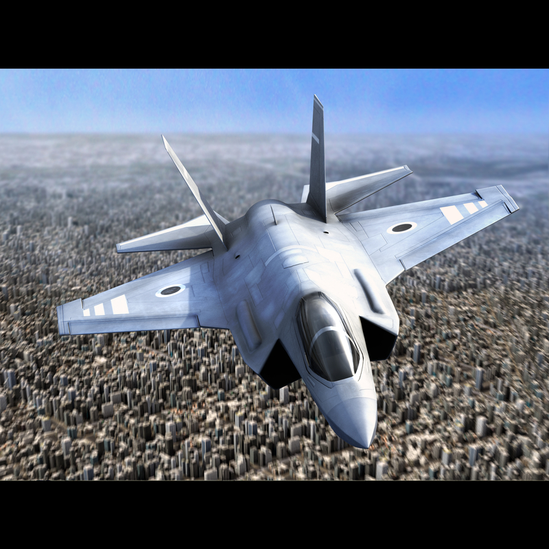 3d Model F-35 Ii Jet Fighter