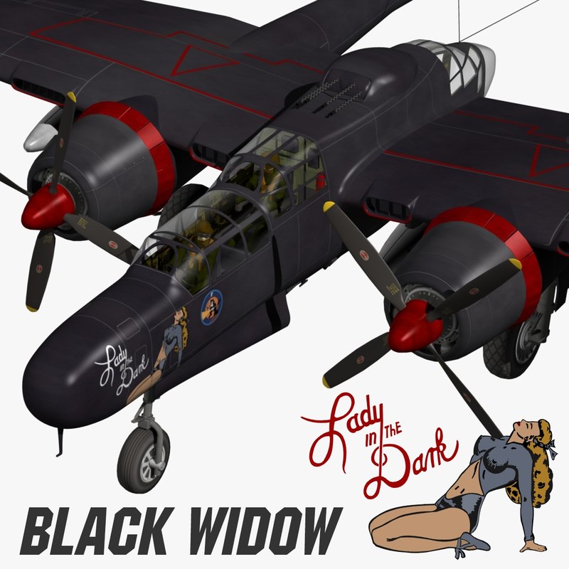 P 61 Black Widow Wallpaper