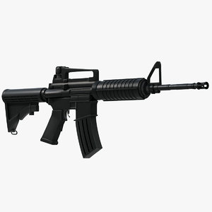assault rifle m4a1 3d model
