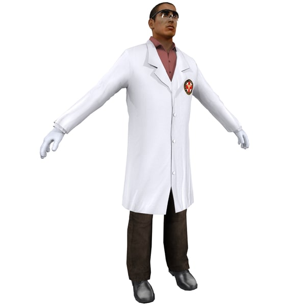 Scientist 3d model