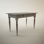 antique table 3d model