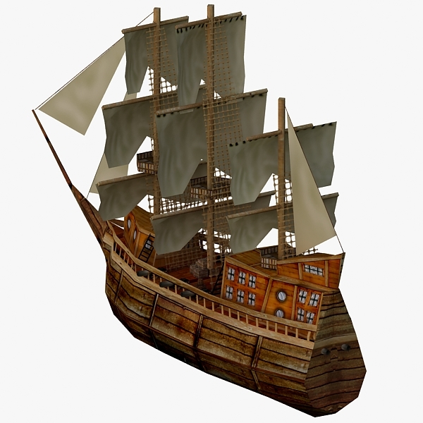 3d model of ship games