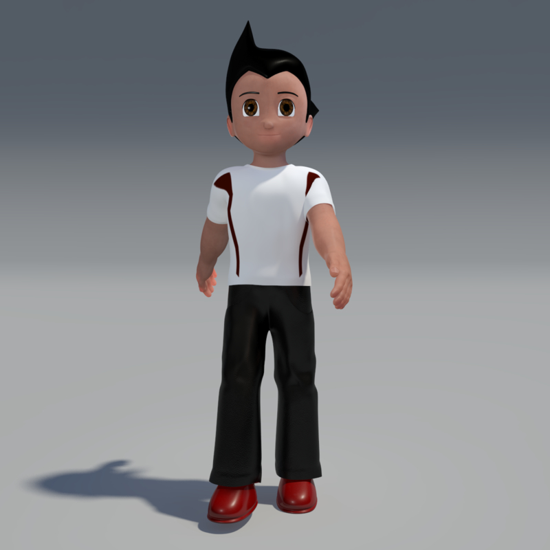 3ds max character astro boy