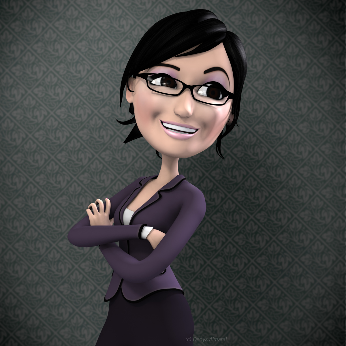35+ Ide Black Girl Cartoon Character With Glasses.