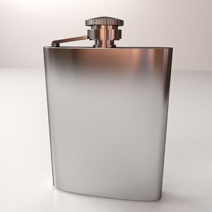 3ds max hip flask