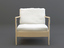 3d model vintage armchair