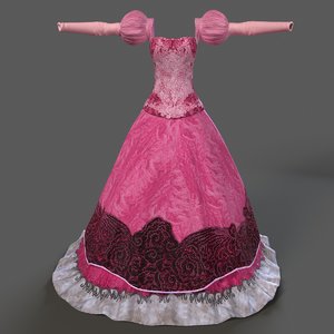 princess dress 3ds