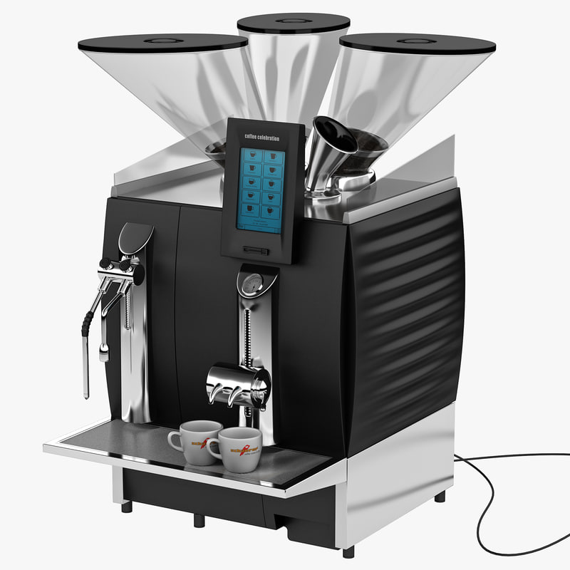 3ds max coffee espresso machine schaerer