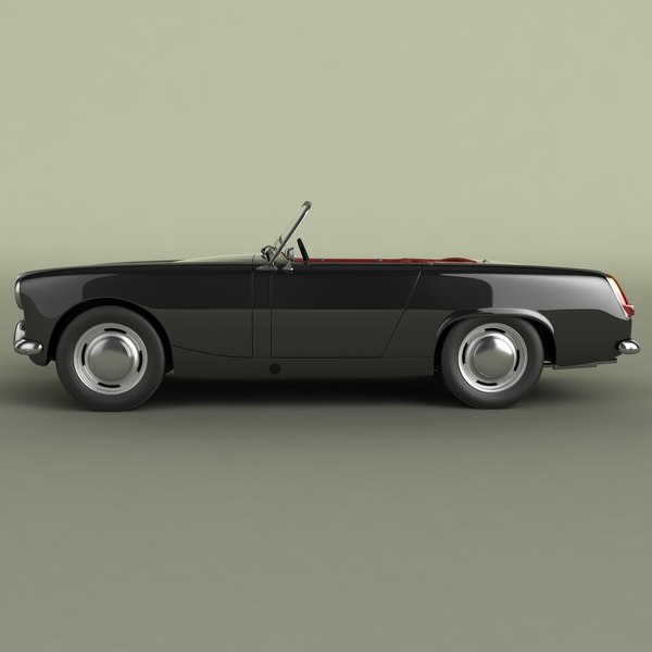 austin healey sprite mkii 3d model